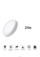 Okrugli LED panel 24 W – slim plafonska LED rasveta 6500K — slika 4