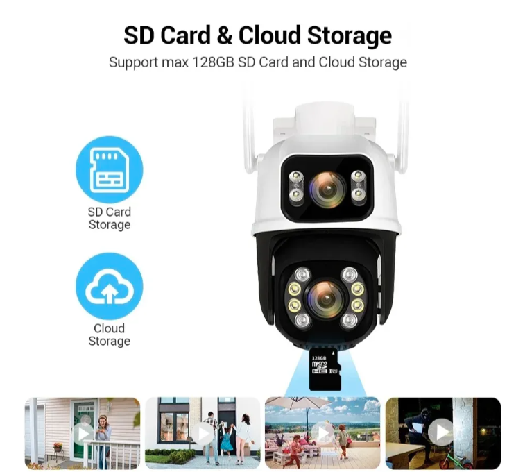 037 - WiFi IP Kamera Dve Glave ICSEE 12MPX PTZ (VN-1)