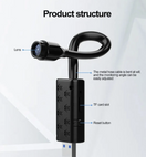 Mini USB 1080p Savitljiva Wi-Fi IP Kamera — slika 4