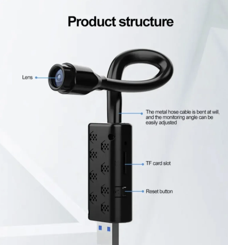 094 - Mini USB 1080p Savitljiva WiFi IP Kamera (VN-1)