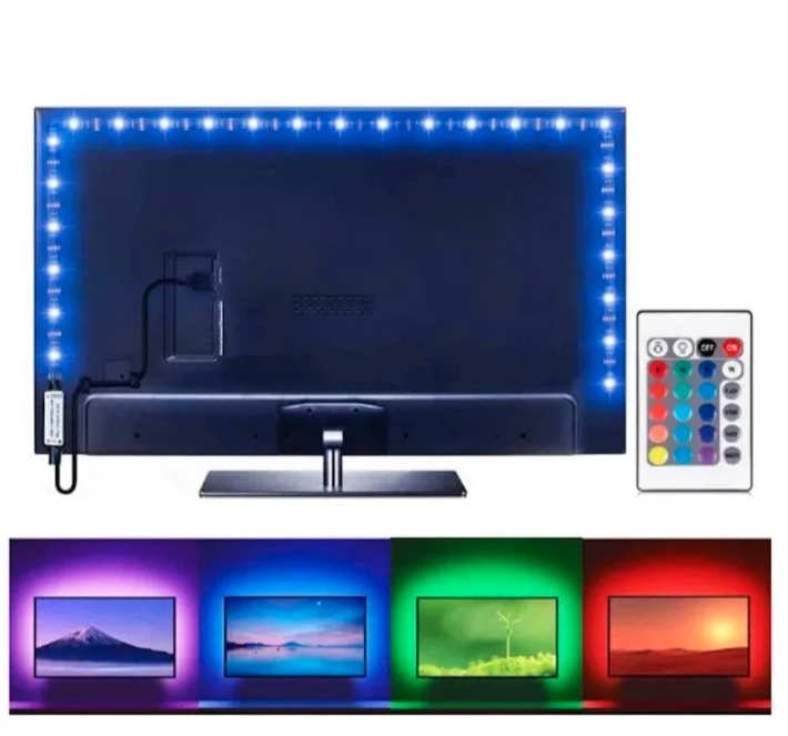 RGB USB LED traka 5m za pozadinsko osvetljenje TV i računara (LT-1)
