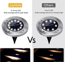 Solarne disk lampe – set od 4 komada za dvorište i dekoraciju — slika 4