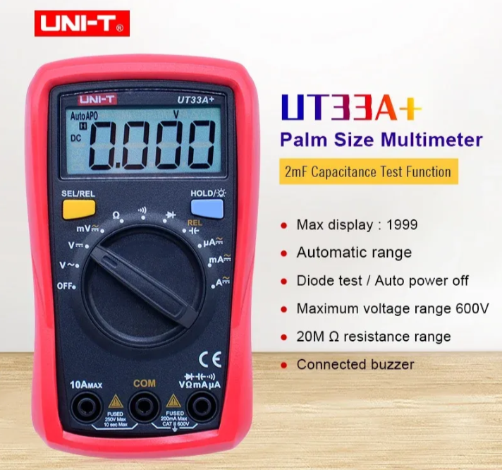 UNI-T UT33A+ digitalni multimetar (AA-1)