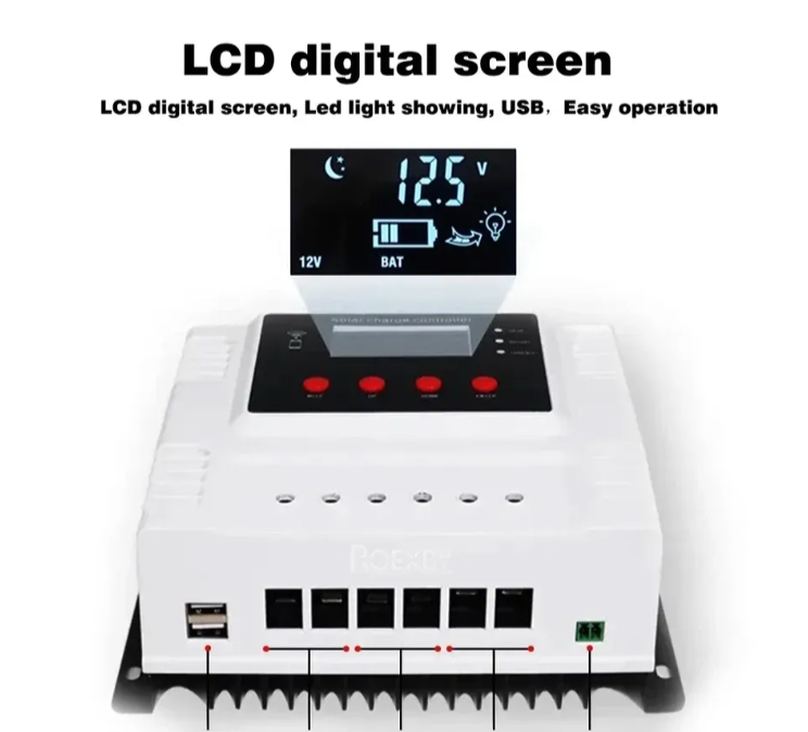 Solarni kontroler 100A WiFi KDY 12V/24V/48V (SO-1)