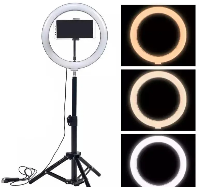 Selfie ring lampa 12 inča (30cm) sa stativom i držačem za telefon (R-1)