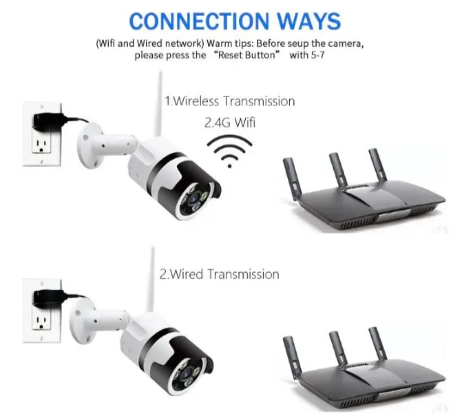 052 - WiFi IP 8MP Bullet Kamera sa Detekcijom Pokreta (VN-1)