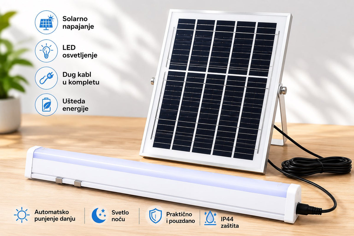 Solarna LED lampa 60cm 600W sa odvojenim panelom (SO-1)
