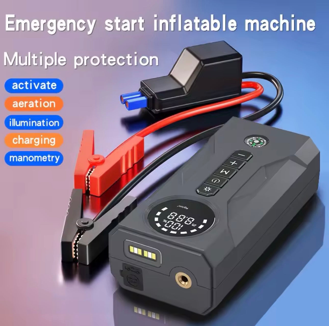 Multifunkcionalni starter 800A sa kompresorom i power bank funkcijom (AO-1)
