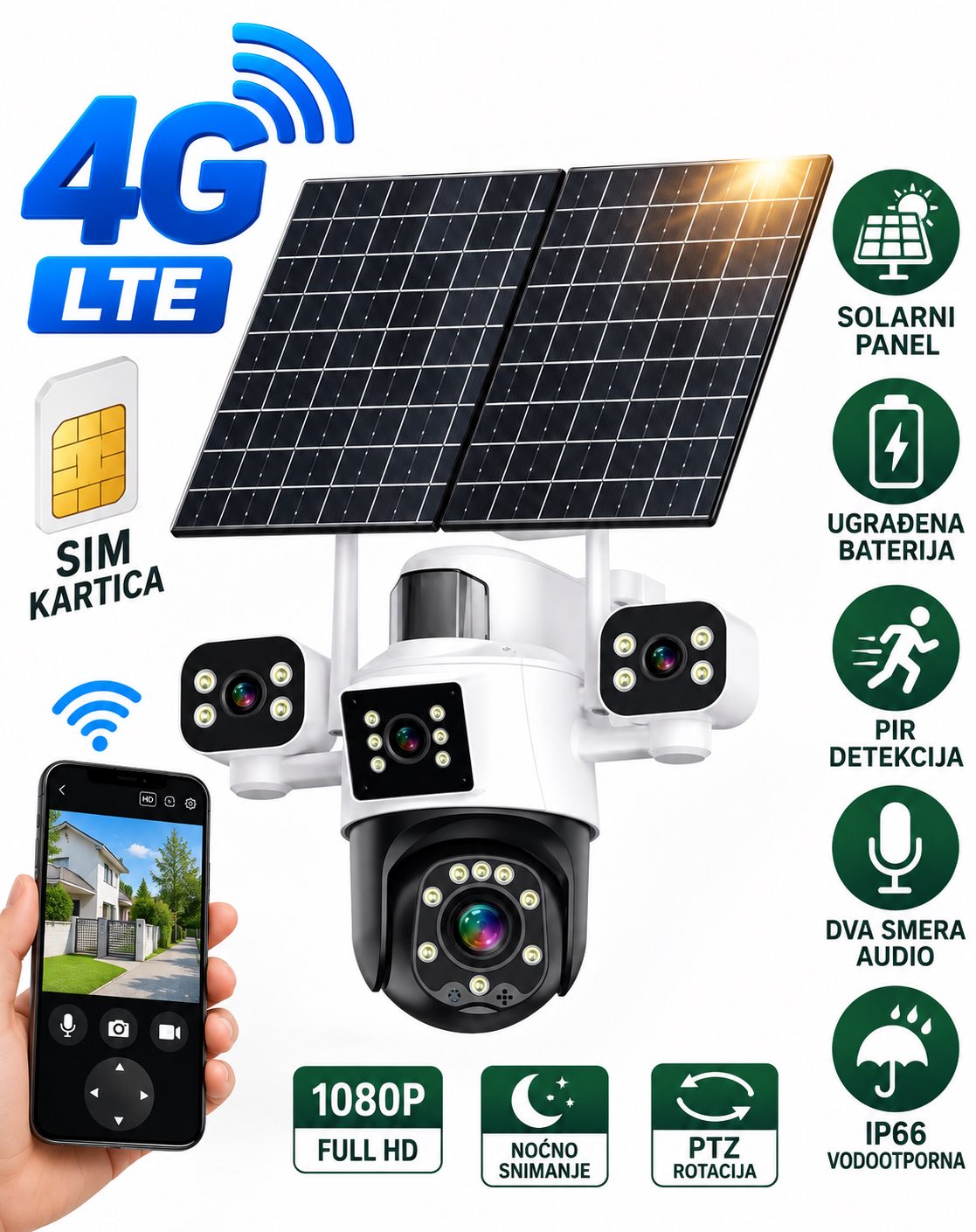 4G solarna kamera BT-HD65X4 28MP (VN-3)