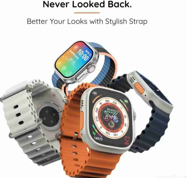 Ultra Y10 pametni sat 49 mm – veliki sportski smartwatch sa 4 narukvice