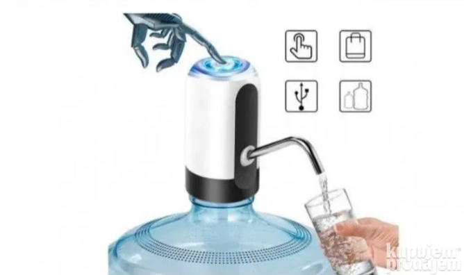 USB punjiva točilica za vodu – pumpa za balone 4.5L–18.9L (PP-1)