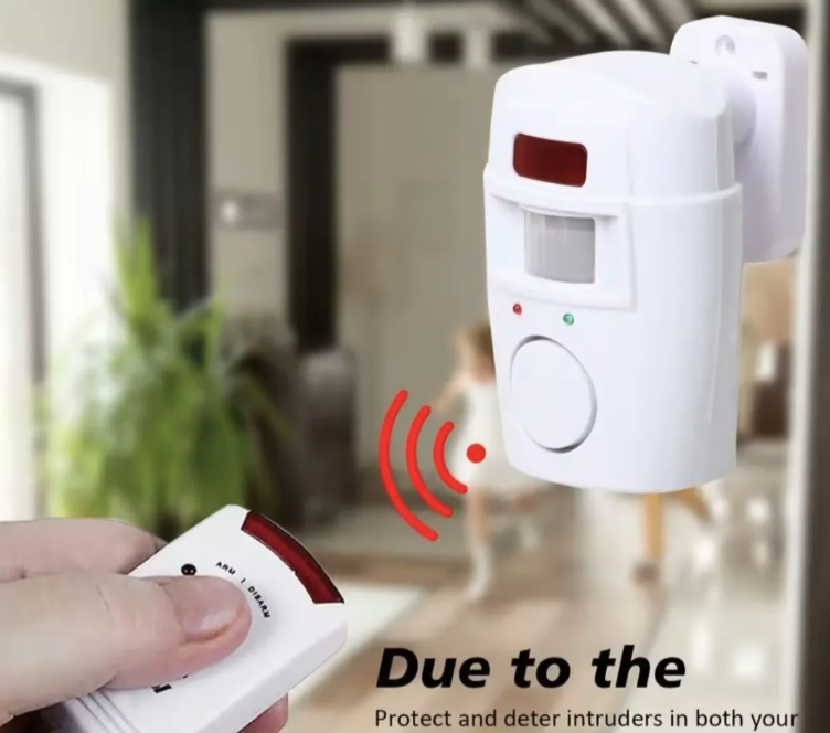 Mini bežični alarm sa PIR senzorom pokreta i 2 daljinska (A-1)