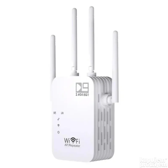 Bežični WiFi ripiter 2.4G 5G pojačivač signala do 1200 Mbps