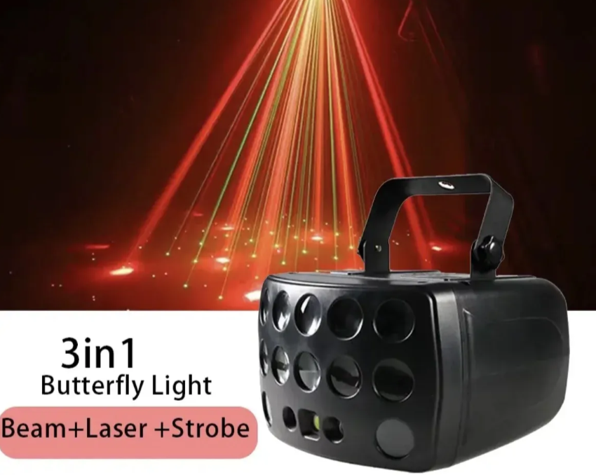 Svetlosni efekat 3u1 – Strob, Laser i Beam 36W (RK-1)