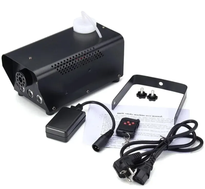 Scenska RGB mašina za dim 600W sa RGB LED osvetljenjem i daljinskim (RK-1)