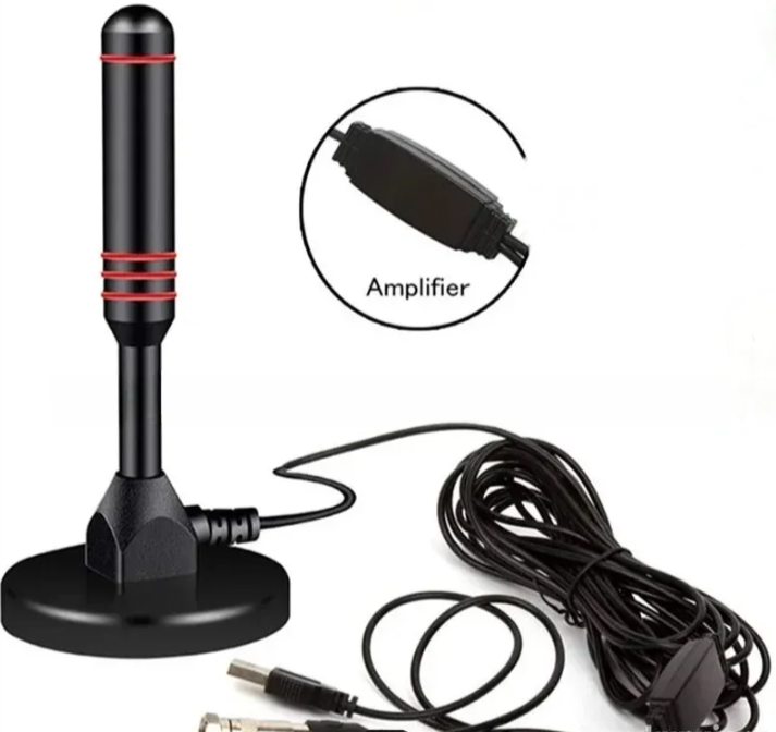 Sobna TV antena sa pojačivačem i magnetnim postoljem (O-1)