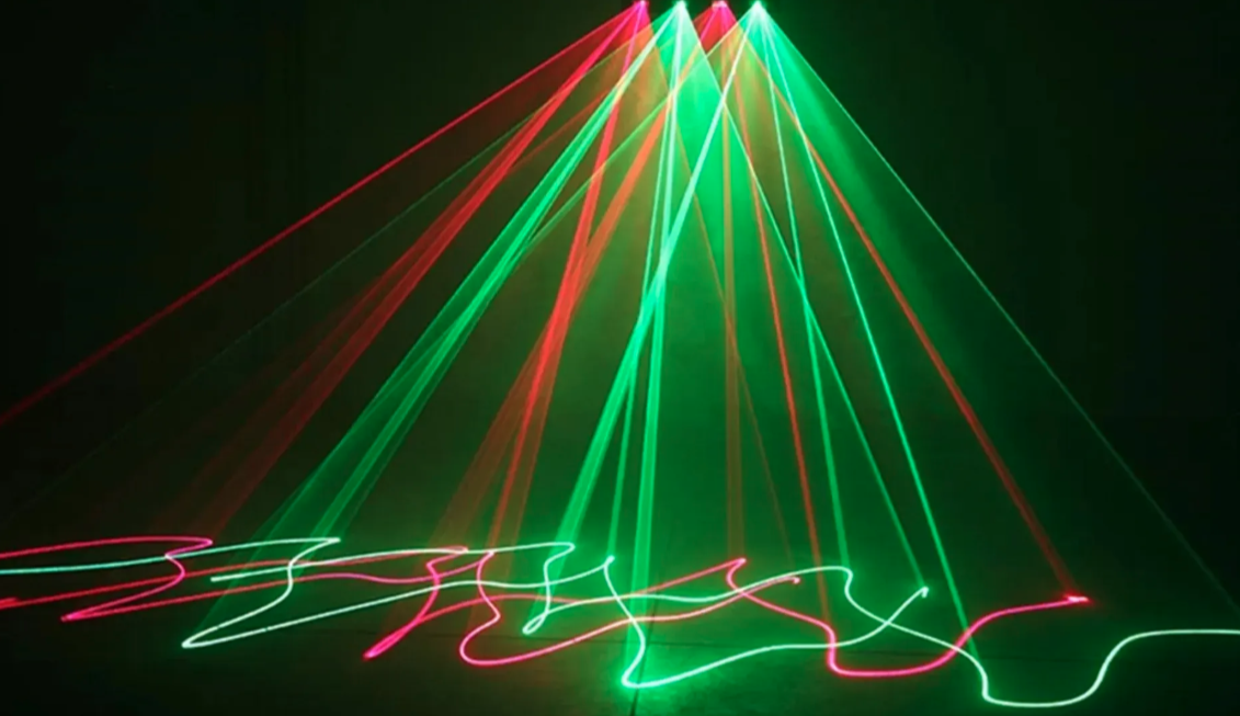 RGB Laser Show sistem sa 4 tunela – DMX kontrola (RK-1)