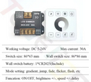 DC 5-24 V LED dimmer – bežični touch zidni prekidač — slika 5