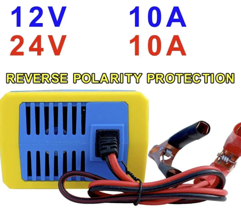 Punjač akumulatora 12V/24V 10A sa displejom (P-1)