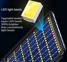 Solarni reflektor lampion 400 W Reverse Charging ultra tanki — slika 5