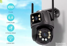 Siva 28 MP ICSEE Wi-Fi PTZ Kamera Dve Glave — slika 5