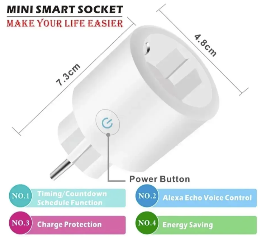 Bežična smart WiFi utičnica sa tajmerom (A-1)