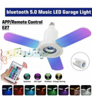 Trokraka pametna Bluetooth sijalica zvučnik RGB+W E27 36W — slika 5