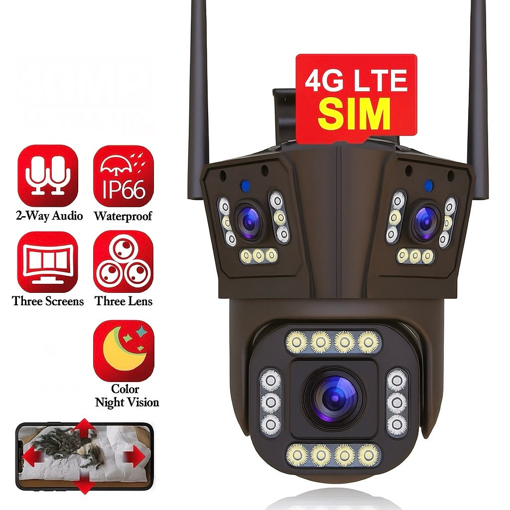 003 - 4G PTZ IP kamera 1080p sa SIM karticom (VN-2)