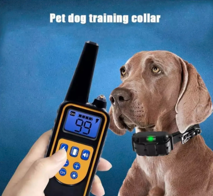 Teletakt ogrlica za dresuru psa Petcomer 800m IP67 (TK-1)