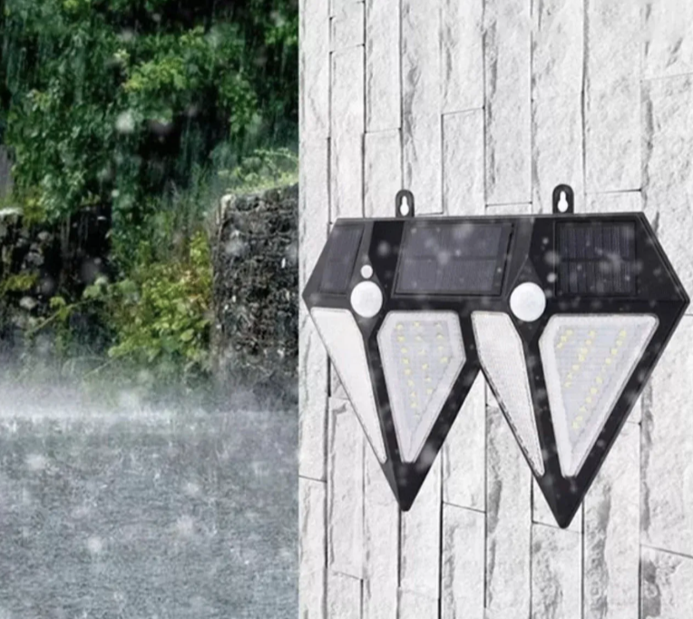 Solarna LED lampa sa senzorom pokreta 60 dioda – 3 režima rada (R-1)