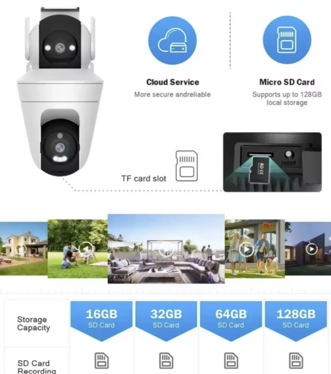 032 - WiFi IP Kamera Dve Roto Glave 28MP (VN-1)