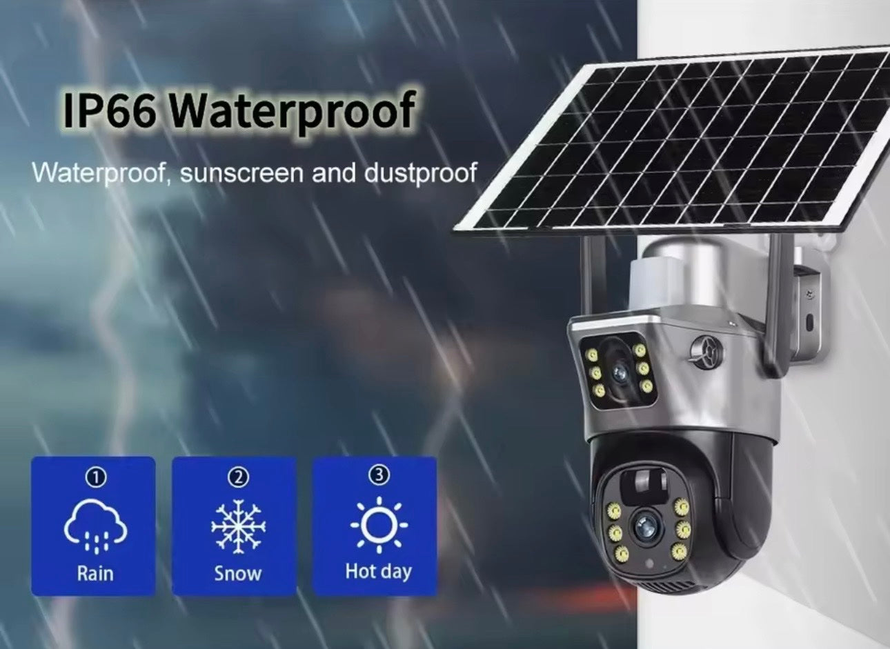 Solarna 4G PTZ kamera TP15 sa 2 objektiva (VN-3)