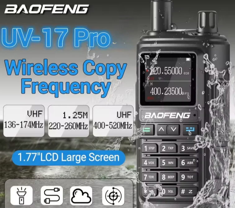 Baofeng UV17 Pro GPS 35W dual band radio stanica (RS-1)