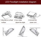 LED reflektor 30 W sa senzorom pokreta — slika 5