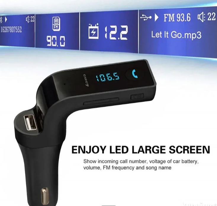 Auto transmiter 3u1 Bluetooth FM + handsfree + punjač 2.1A (AO-1)