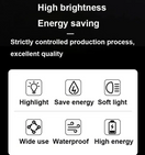 Punjiva LED sijalica na baterije 20 W E27 — slika 5