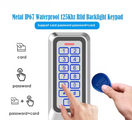 RHEA RFID kontroler pristupa – kodna brava IP68 sa tastaturom — slika 5