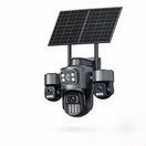 Solarna 4G sigurnosna kamera sa 4 objektiva i PTZ rotacijom — slika 1